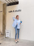 WANWAN Pocket Button Down Cotton Shirts